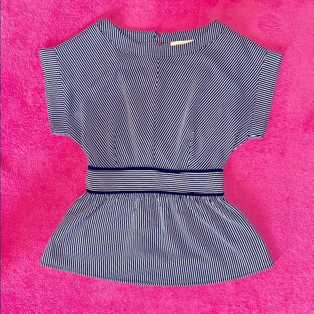 Women’s black and white stripped top